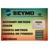 Wireless anchor chain meter counter