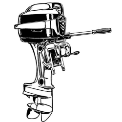 Programmable temperature outboard motor alarm