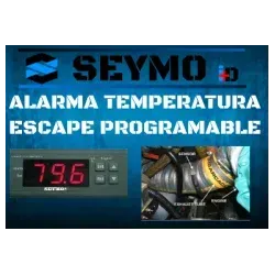 Alarma temperatura escape de motor programable