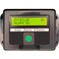 Wireless programmable 4 zone bilge alarm