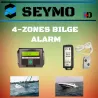 Alarme de cale programmable sans fil à 4 zones